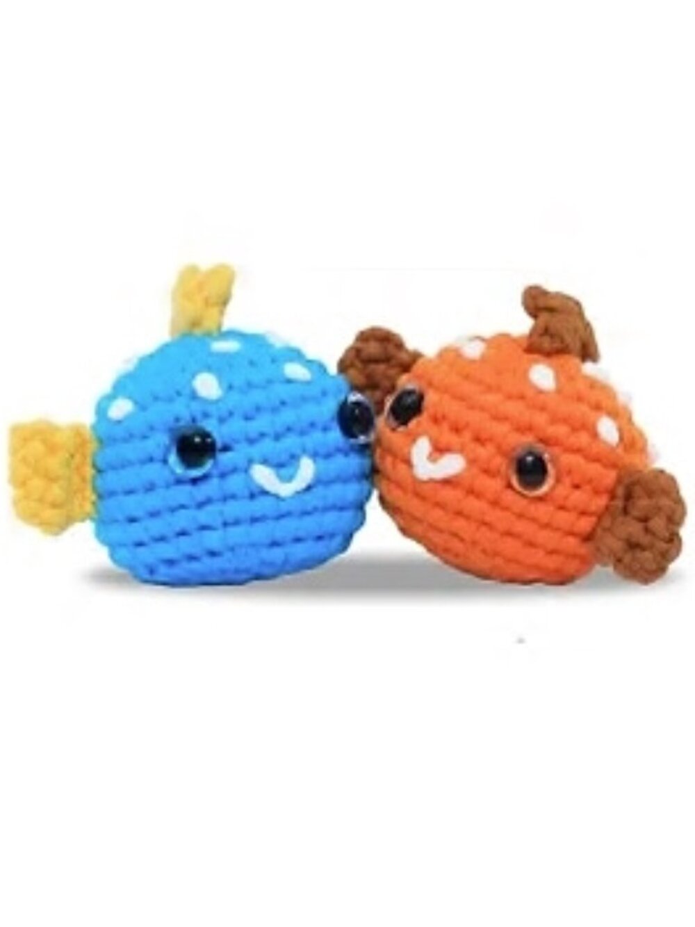 Little Fish Amigurumi Crochet Knit Kit DIY Mini Animal Plush Craft 2.4" NEW